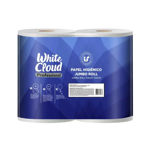 [766324310637] PAPEL HIGIENICO JUMBO ROLL 500 METROS 